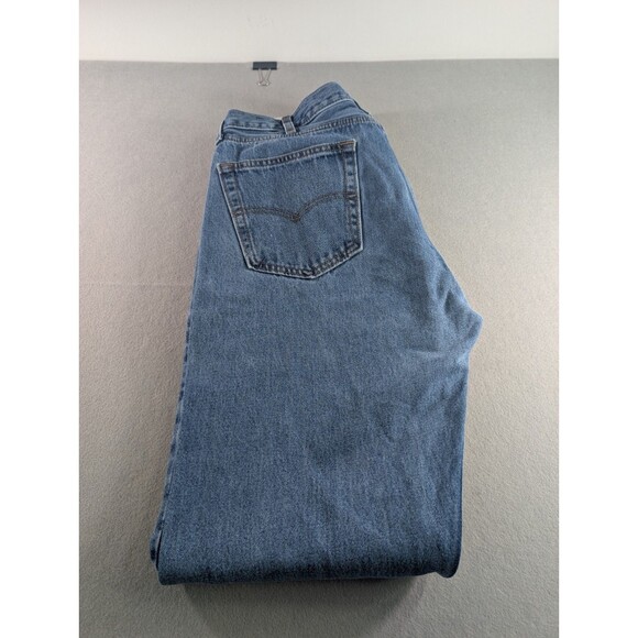 Levis 505 Men Jeans Color is Blue Size W38XL34 Straight Flex - Picture 5 of 16